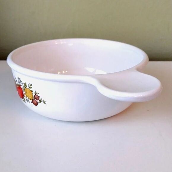 Corningware VTG Spice Of Life Print P- 150- B Round Grab It Bowl - Picture 4 of 16